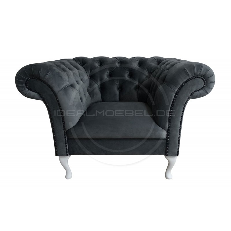 Chesterfield Sessel Belladiva Ludwik Samt