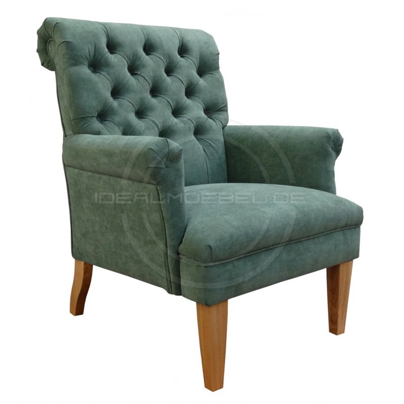 Chesterfield Sessel Artur Samt