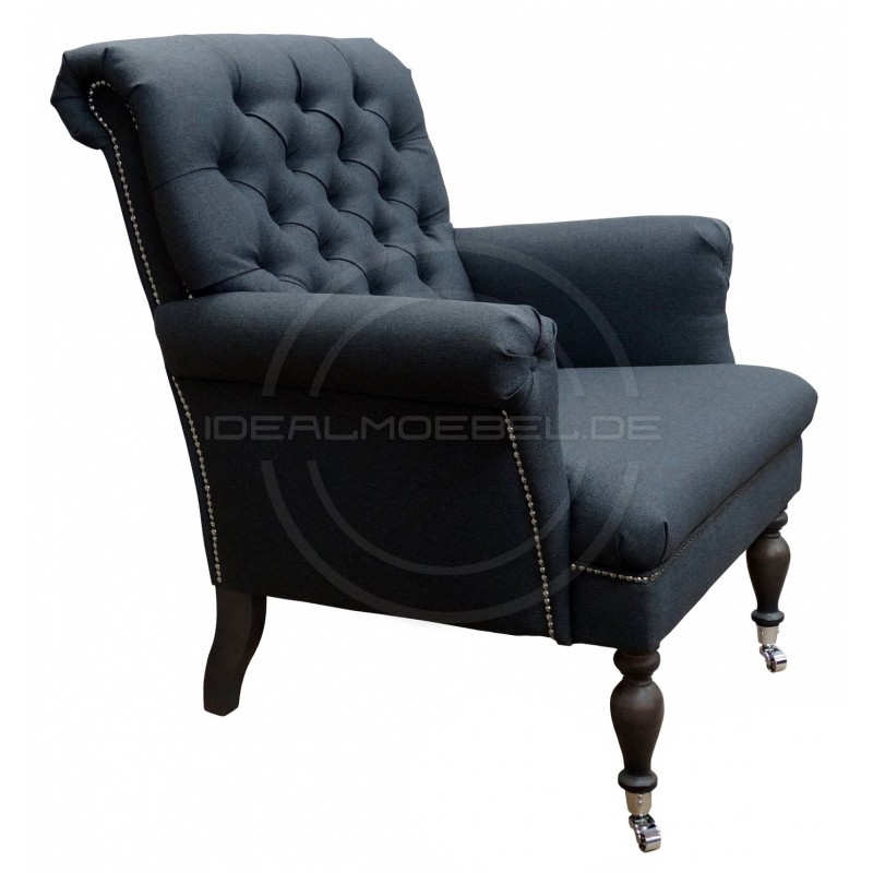 Chesterfield Sessel Artur Samt