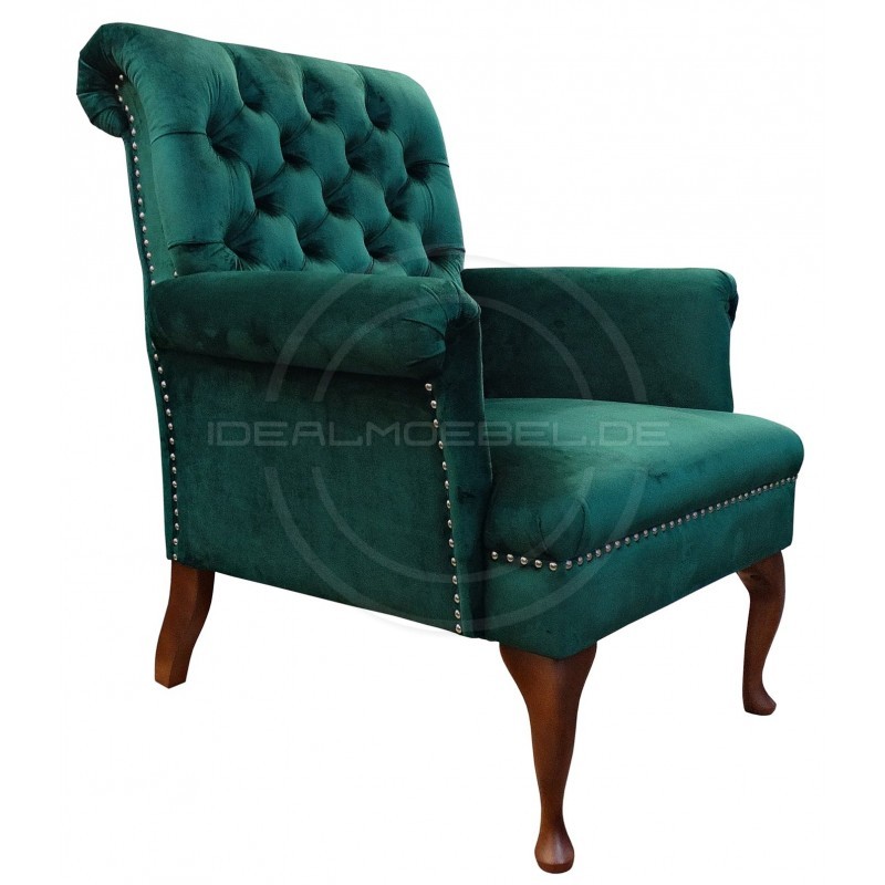 Chesterfield Sessel Artur Samt