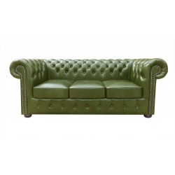 Chesterfield Ledersofa Classic XL 3,5-Sitzer
