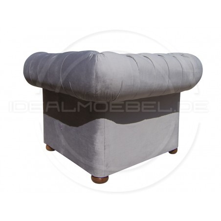 Chesterfield Sessel Classic XL Samt