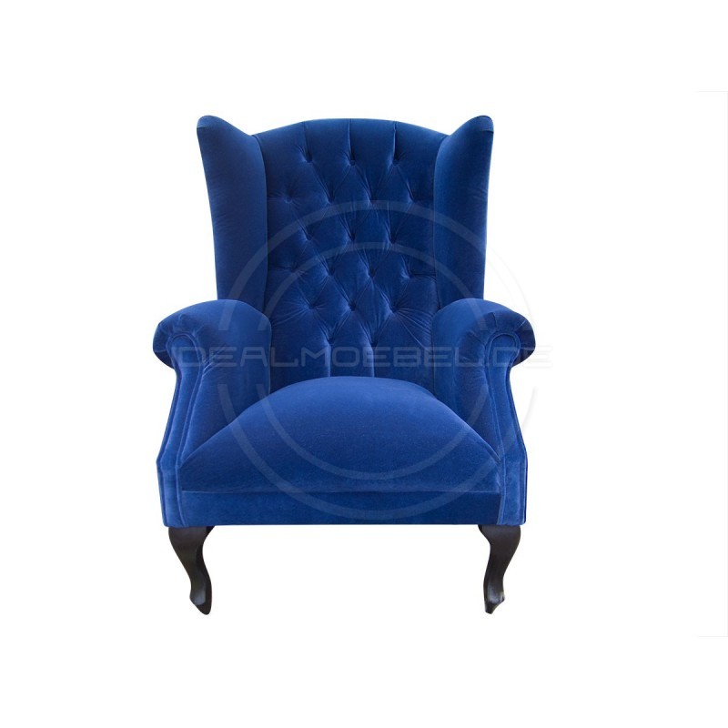 Chesterfield OHRENSESSEL Szerlok Samt