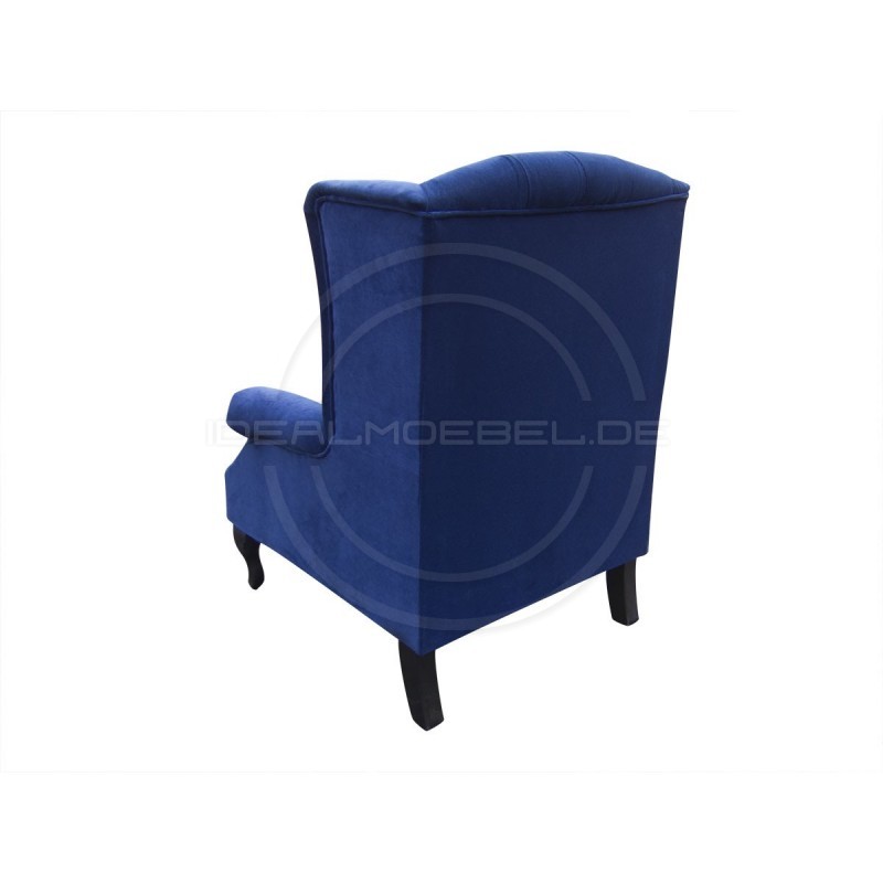 Chesterfield OHRENSESSEL Szerlok Samt