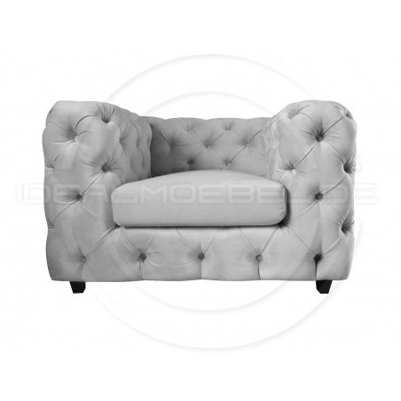 Chesterfield Sessel Planet Samt