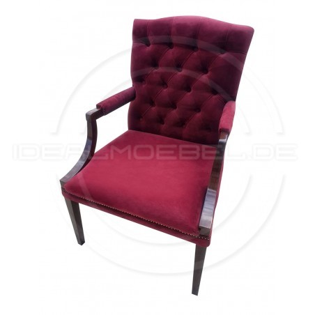 Chesterfield Sessel Morall Samt