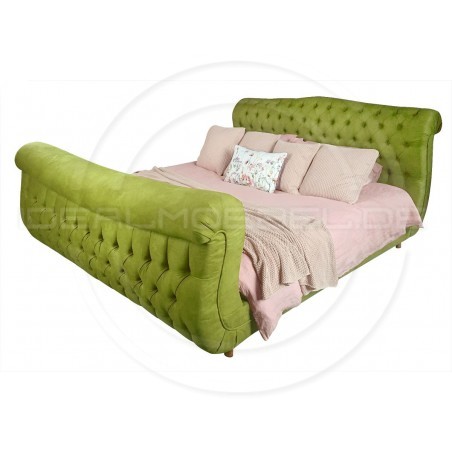 Chesterfield Stoffbett Regal Wenecja 200x200