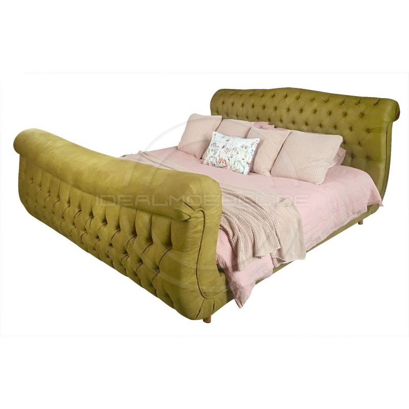 Chesterfield Stoffbett Regal Wenecja 200x200