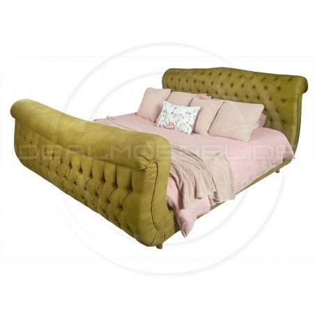 Chesterfield Stoffbett Regal Wenecja 200x200