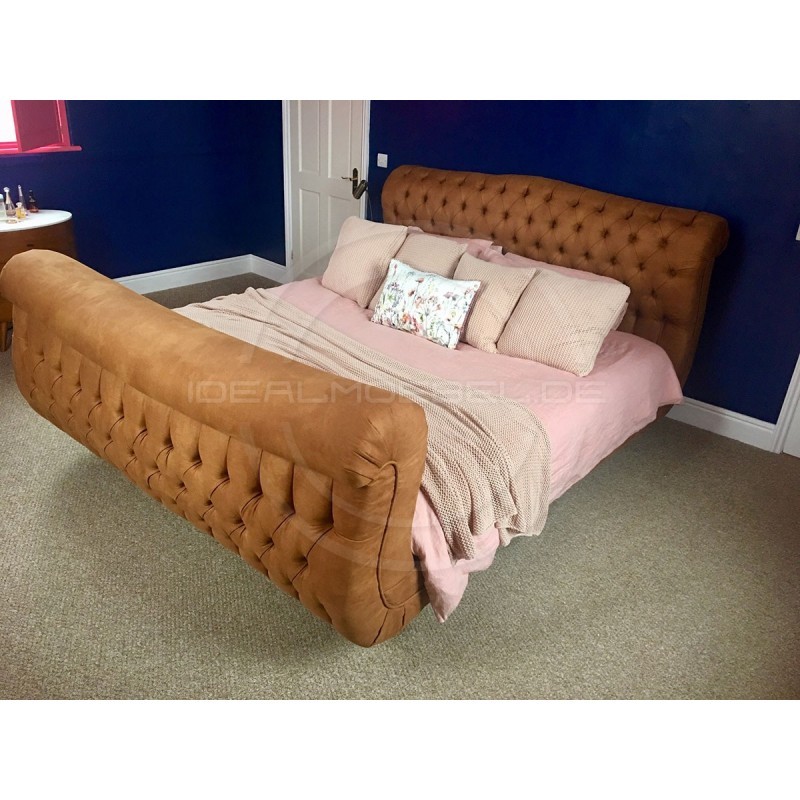 Chesterfield Stoffbett Regal Wenecja 200x200
