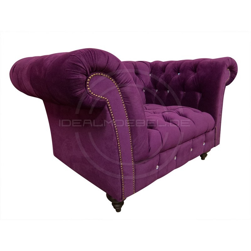 Glamour Sessel Elba Samt