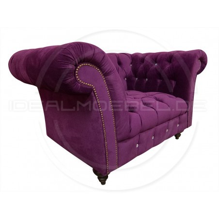 Glamour Sessel Elba Samt