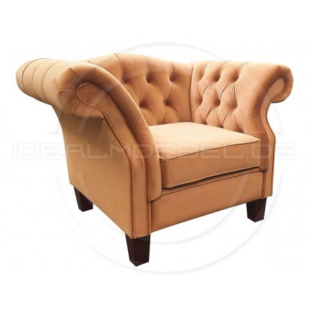 Chesterfield Sessel Royal Ely Samt