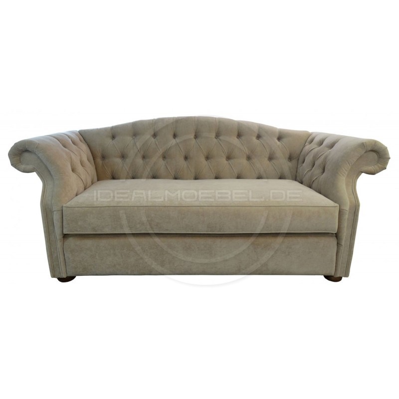 Chesterfield Sofa Royal Ely Plus Samt 3-Sitzer