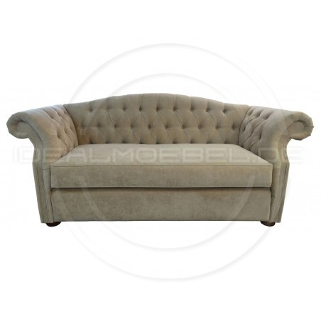 Chesterfield Sofa Royal Ely Plus Samt 3-Sitzer