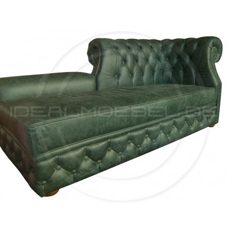 Chesterfield Chaiselongue Marady Leder