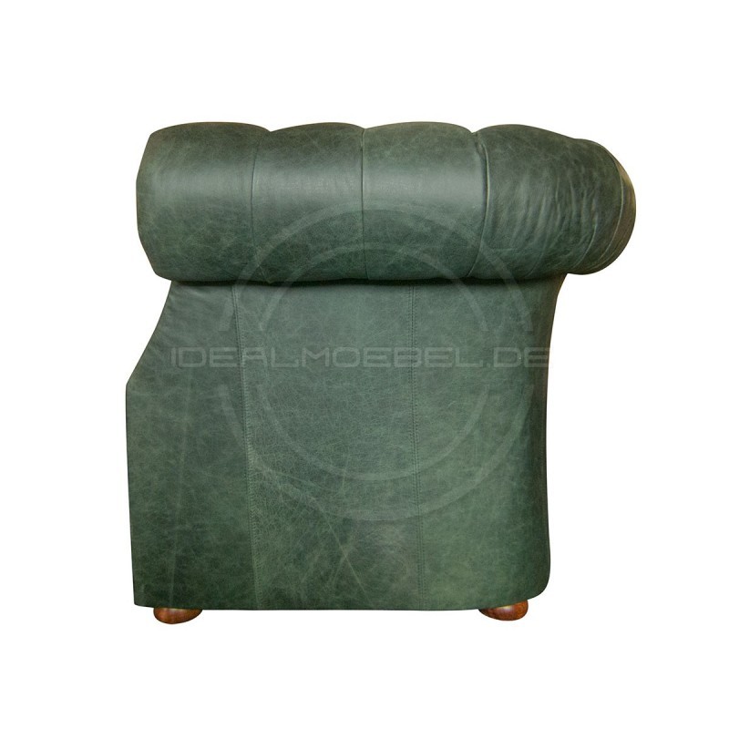 Chesterfield Chaiselongue Marady Leder