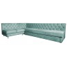 Chesterfield Ecksofa Modulare Celebrity 195x300 mit Schlaffunktion, Samt