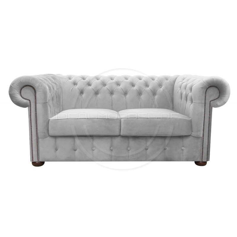 Chesterfield Sofa Classic XL Samt 2,5-Sitzer