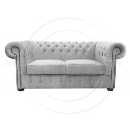 Chesterfield Sofa Classic XL Samt 2,5-Sitzer