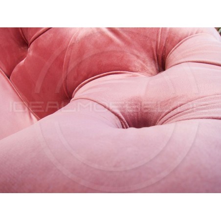 Chesterfield Sofa Canon mit alltagstauglicher Schlaffunktion,  Samt 3-Sitzer