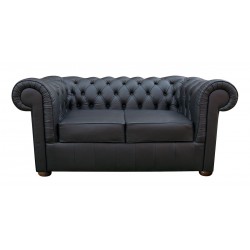 Chesterfield Ledersofa Normal  2- Sitzer