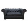 Chesterfield Ledersofa Normal  2- Sitzer