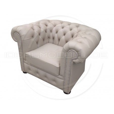 Chesterfield Ledersessel Normal