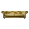 Chesterfield Sofa Canon mit alltagstauglicher Schlaffunktion,Samt, 4-Sitzer