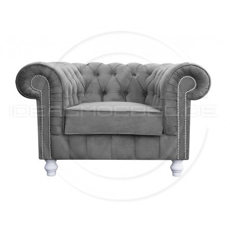 Chesterfield Sessel Canon Samt