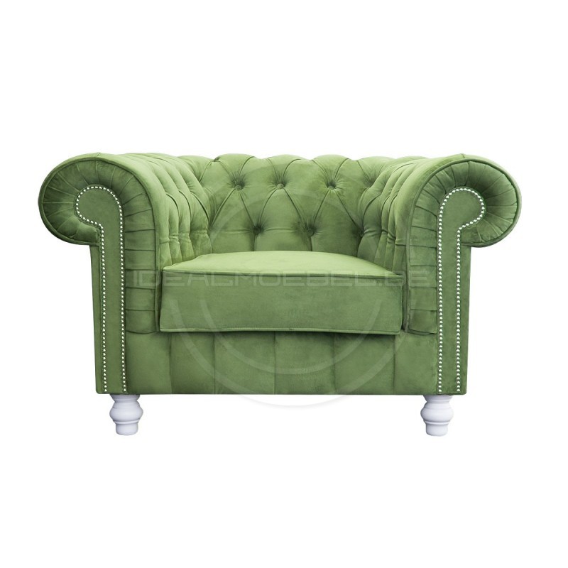 Chesterfield Sessel Canon Samt