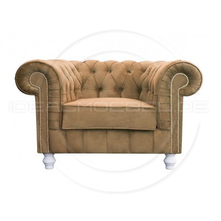 Chesterfield Sessel Canon Samt
