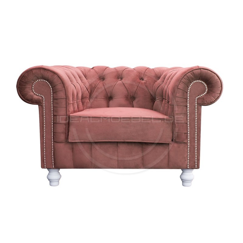 Chesterfield Sessel Canon Samt