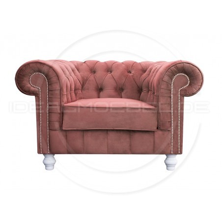 Chesterfield Sessel Canon Samt
