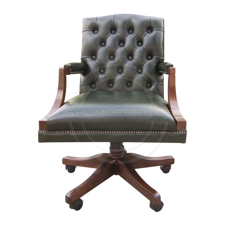 Chesterfield Bürosessel Morall Leder