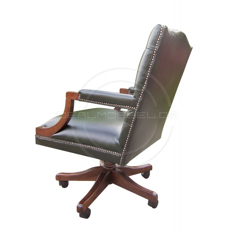 Chesterfield Bürosessel Morall Leder