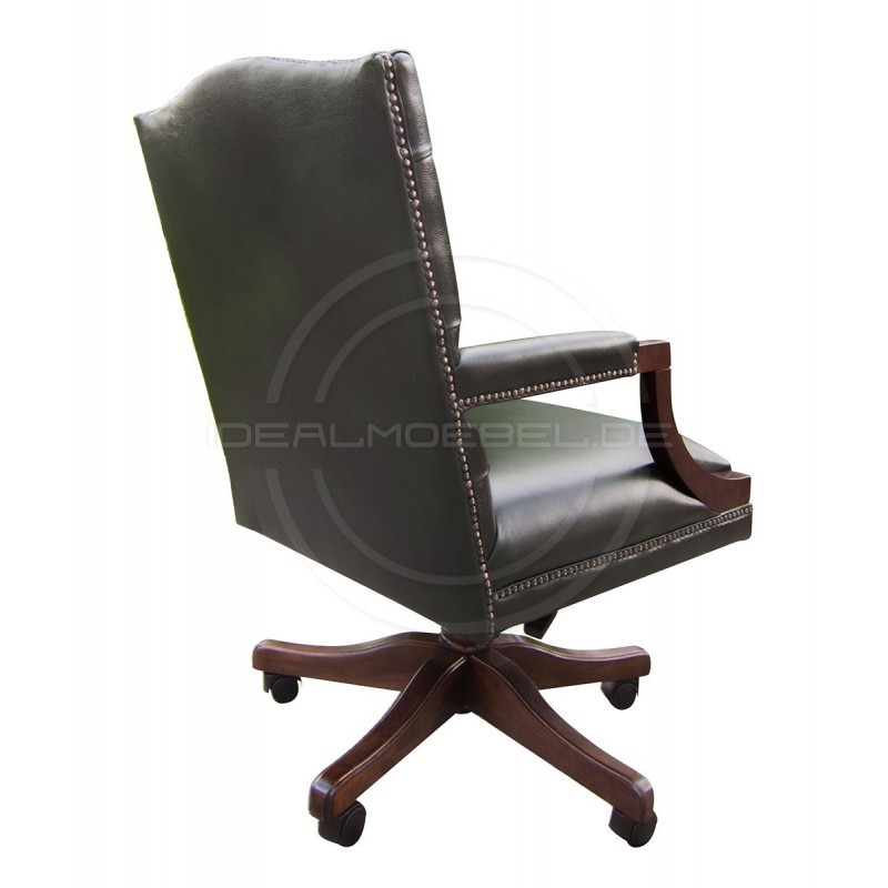 Chesterfield Bürosessel Morall Leder
