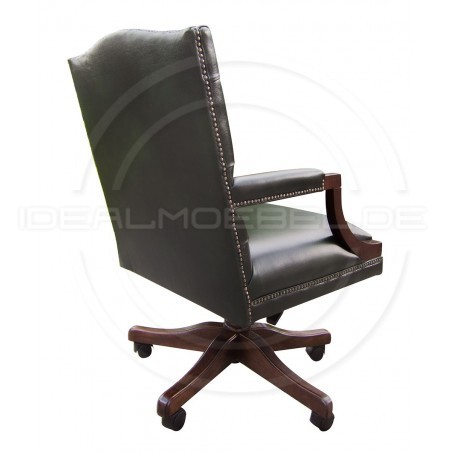 Chesterfield Bürosessel Morall Leder