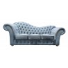 Chesterfield Schlafsofa Madame Wave mit Schlaffunktion Samt 3-Sitzer