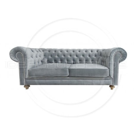 Chesterfield Sofa Lady Samt 2,5-Sitzer