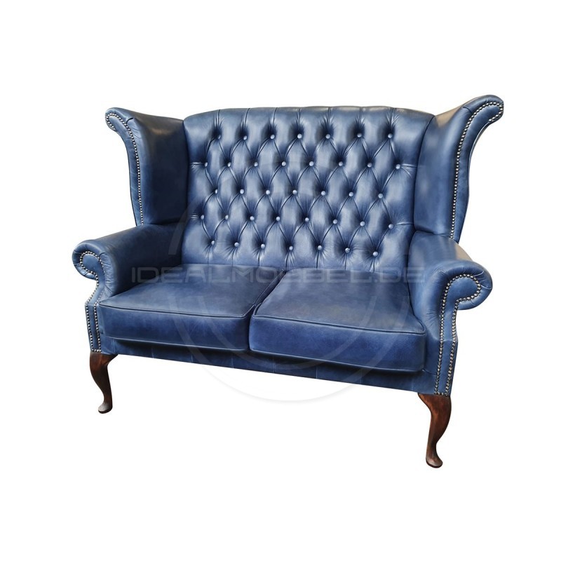 Chesterfield Ohrensofa Lord Regent leder Dubai 2-Sitzer
