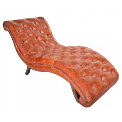 Chesterfield Chaiselongue Milton Leder Dubai
