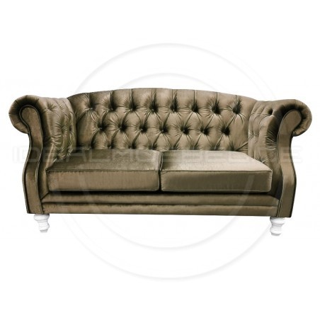 Chesterfield Sofa Kent Samt 3-Sitzer