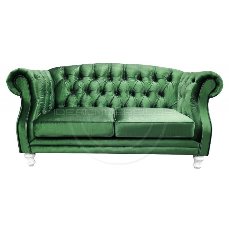 Chesterfield Sofa Kent Samt 3-Sitzer