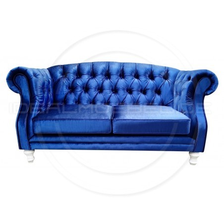 Chesterfield Sofa Kent Samt 3-Sitzer