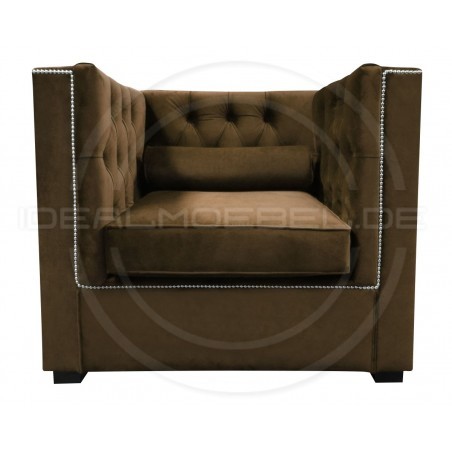 Chesterfield Sessel London Plus Samt