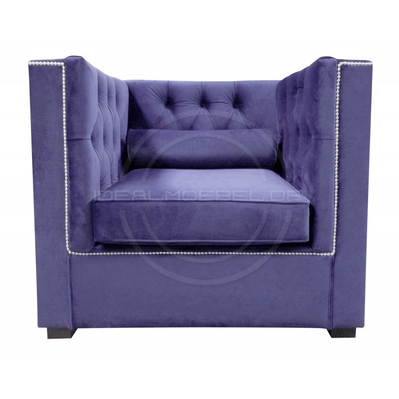 Chesterfield Sessel London Plus Samt