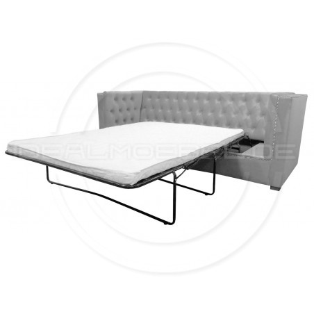 Chesterfield Ecksofa London 250x200 mit Schlaffunktion