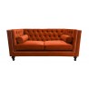 Chesterfield Sofa London Samt 2-Sitzer