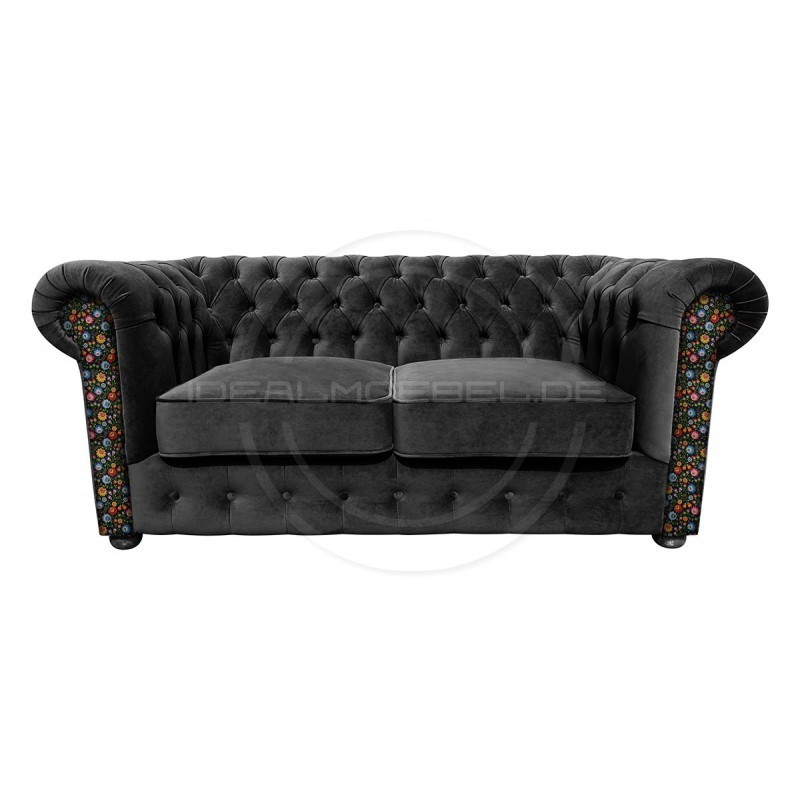 Chesterfield Sofa March mit Anmut Volksmuster 2,5-Sitzer